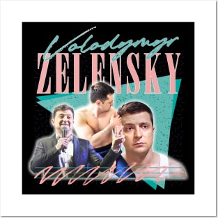 Zelensky Ukraine / Retro Fan Art Design Posters and Art